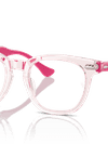 Ray-Ban Eyeglasses Children Rb9098v Optics Kids Prescription - Pink Barbie Frame Clear Lenses 43-18 Polarized