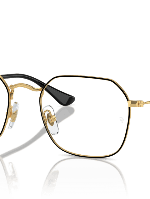 Ray-Ban Eyeglasses Children Rb9594v Optics Kids Prescription - Gold Frame Clear Lenses 47-19 Polarized