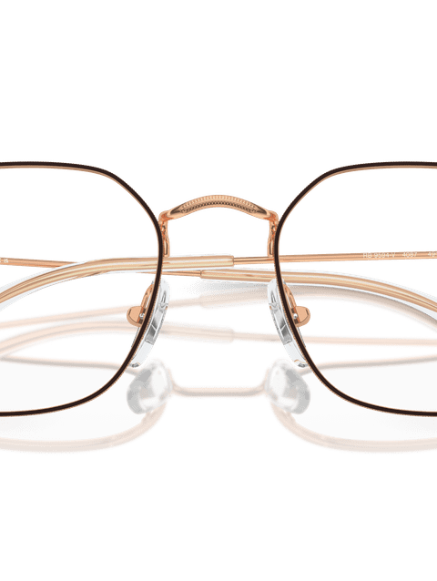 Ray-Ban Eyeglasses Children Rb9594v Optics Kids Prescription - Rose Gold Frame Clear Lenses 47-19 Polarized