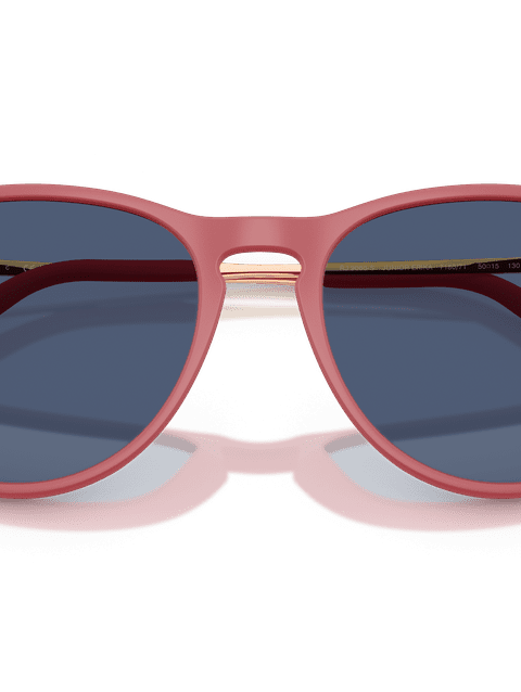 Ray-Ban Sunglasses Children Erika Kids - Rose Gold Frame Green Lenses 50-15