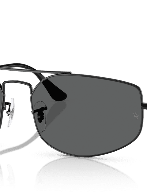 Ray-Ban Sunglasses Unisex Explorer V - Black Frame Grey Lenses 60-17