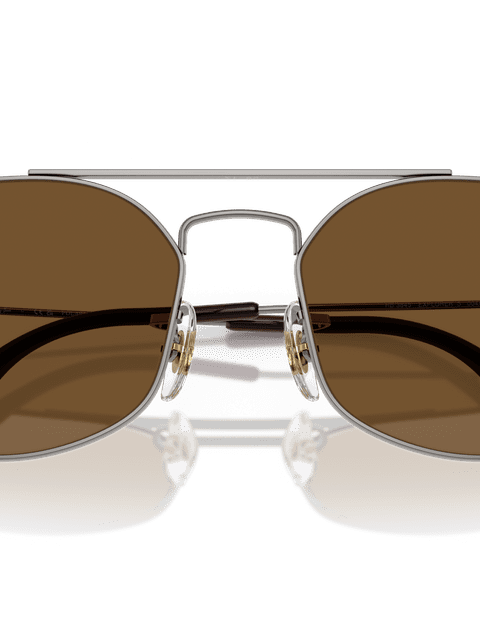 Ray-Ban Sunglasses Unisex Explorer V - Gunmetal Frame Brown Lenses 57-17 Polarized