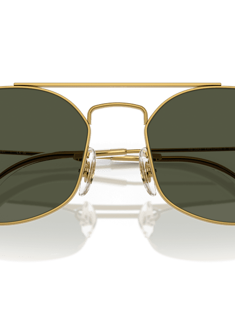 Ray-Ban Sunglasses Unisex Explorer V - Legend Gold Frame Green Lenses 57-17