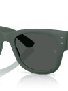 Ray-Ban Sunglasses Unisex Mega Wayfarer Liteforce - Sand Green Frame Grey Lenses 50-21