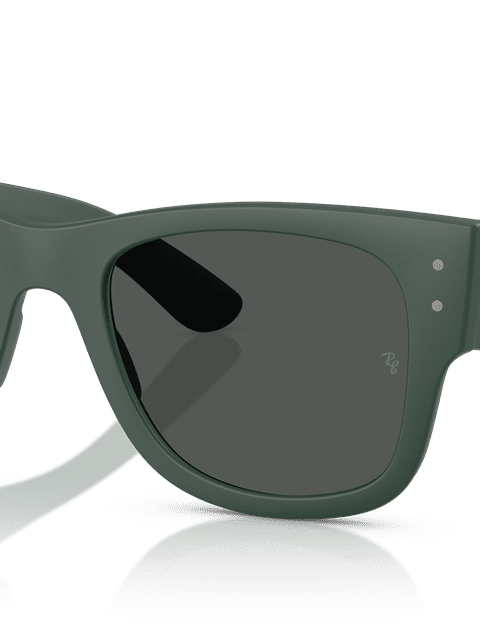 Ray-Ban Sunglasses Unisex Mega Wayfarer Liteforce - Sand Green Frame Grey Lenses 50-21