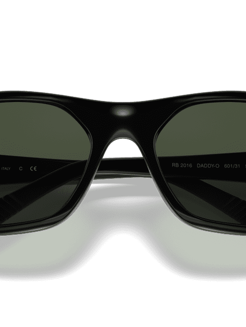 Ray-Ban Sunglasses Unisex Daddy-o - Black Frame Green Lenses 59-17