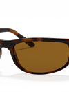 Ray-Ban Sunglasses Unisex Predator 2 - Dark Havana Frame Brown Lenses 62-19