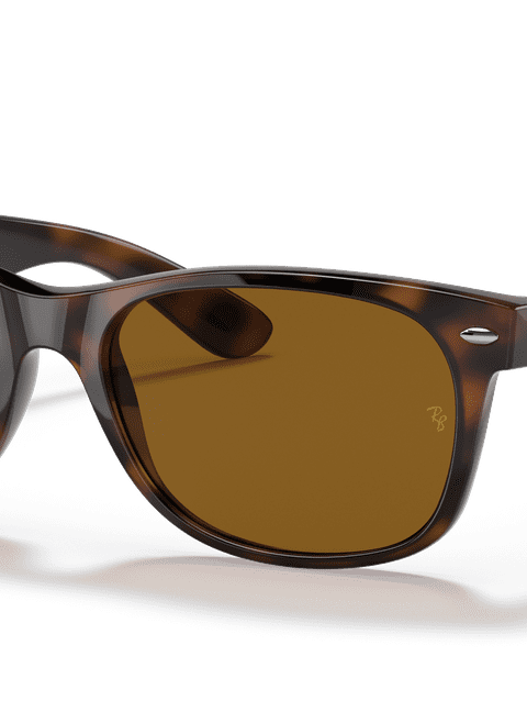 Ray-Ban Sunglasses Unisex New Wayfarer Classic - Light Havana Frame Brown Lenses 52-18