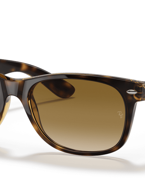 Ray-Ban Sunglasses Unisex New Wayfarer Classic - Light Havana Frame Brown Lenses 52-18