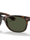 Ray-Ban Sunglasses Unisex New Wayfarer Classic - Tortoise Frame Green Lenses 58-18