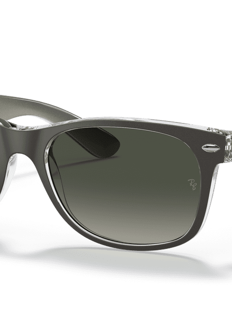 Ray-Ban Sunglasses Unisex New Wayfarer Color Mix - Gunmetal Frame Grey Lenses 52-18