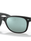 Ray-Ban Sunglasses Unisex New Wayfarer Flash - Black Frame Silver Lenses 52-18