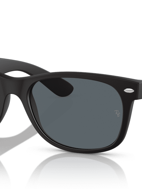 Ray-Ban Sunglasses Unisex New Wayfarer Classic - Black Frame Blue Lenses 58-18