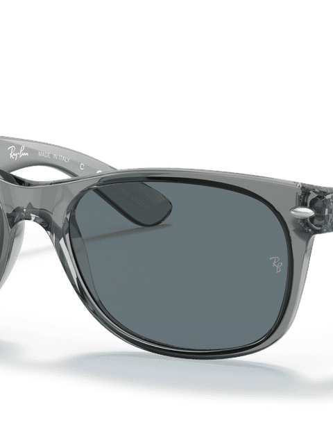 Ray-Ban Sunglasses Unisex New Wayfarer Classic - Grey Frame Blue Lenses 58-18 Polarized