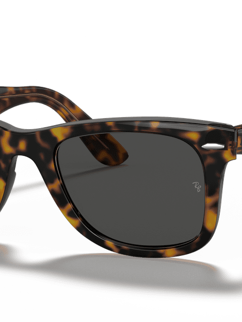 Ray-Ban Sunglasses Unisex Original Wayfarer Bicolor - Havana On Transparent Brown Frame Grey Lenses 50-22