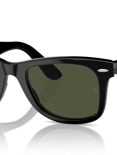 Ray-Ban Sunglasses Unisex Original Wayfarer Classic - Black Frame Green Lenses 54-18