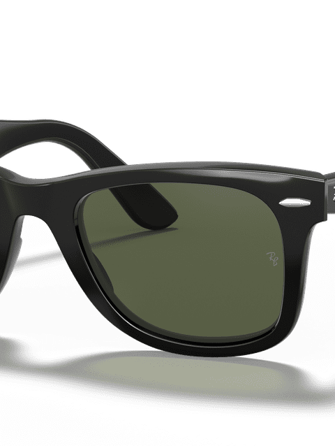 Ray-Ban Sunglasses Unisex Original Wayfarer Classic - Black Frame Green Lenses 54-18