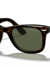 Ray-Ban Sunglasses Unisex Original Wayfarer Classic - Tortoise Frame Green Lenses 52-22