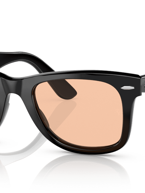 Ray-Ban Sunglasses Unisex Original Wayfarer Classic - Black Frame Pink Lenses 52-22