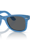 Ray-Ban Sunglasses Unisex Original Wayfarer Change - Photo Striped Blue Frame Grey Lenses 50-22