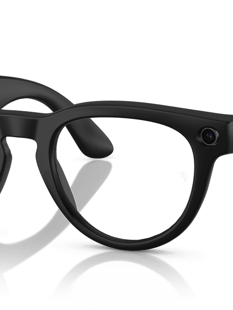 Ray-Ban Meta Headliner Smart Glasses Black Frame Grey Lenses