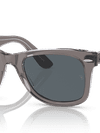 Ray-Ban Sunglasses Unisex Original Wayfarer Classic - Grey On Transparent Frame Blue Lenses 50-22