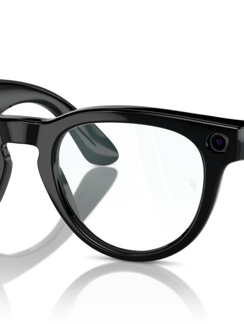 Ray-Ban Meta Headliner Smart Glasses Black Frame Clear Lenses