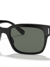 Ray-Ban Sunglasses Man Jeffrey - Black Frame Green Lenses 53-20 Polarized