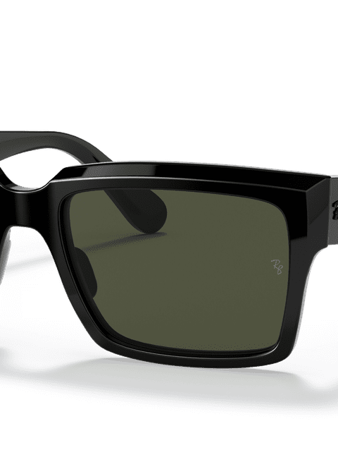 Ray-Ban Sunglasses Unisex Inverness - Black Frame Green Lenses 54-18