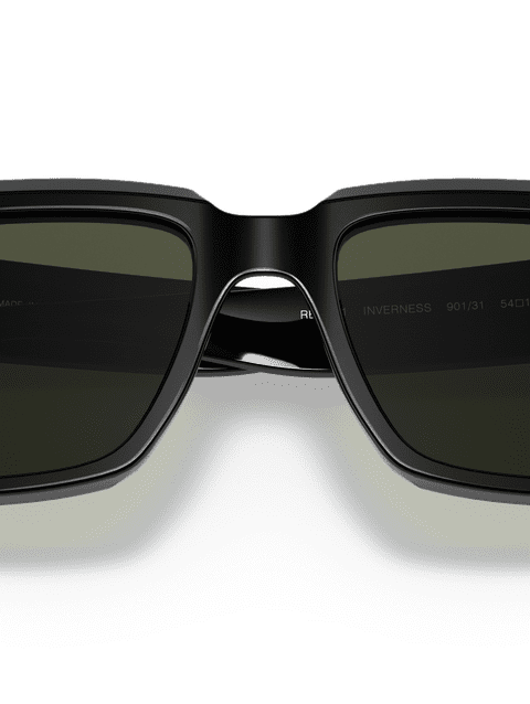 Ray-Ban Sunglasses Unisex Inverness - Black Frame Green Lenses 54-18