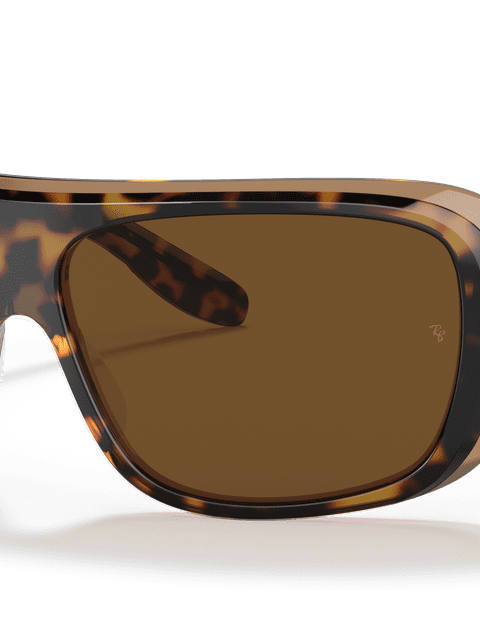 Blair B-15 Brown Solid Color Polished Havana On Transparent Brown