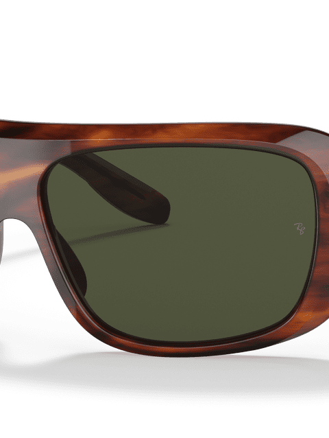 Ray-Ban Sunglasses Unisex Blair - Tortoise Frame Green Lenses 61-13