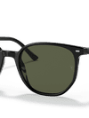 Ray-Ban Sunglasses Unisex Elliot - Black Frame Green Lenses 52-19