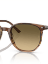 Ray-Ban Sunglasses Unisex Elliot - Striped Brown Frame Brown Lenses 52-19