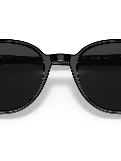 Ray-Ban Sunglasses Unisex Elliot - Black Frame Black Lenses 54-19 Polarized