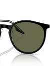 Ray-Ban Sunglasses Unisex Rb2204 - Black On Transparent Frame Green Lenses 54-18 Polarized