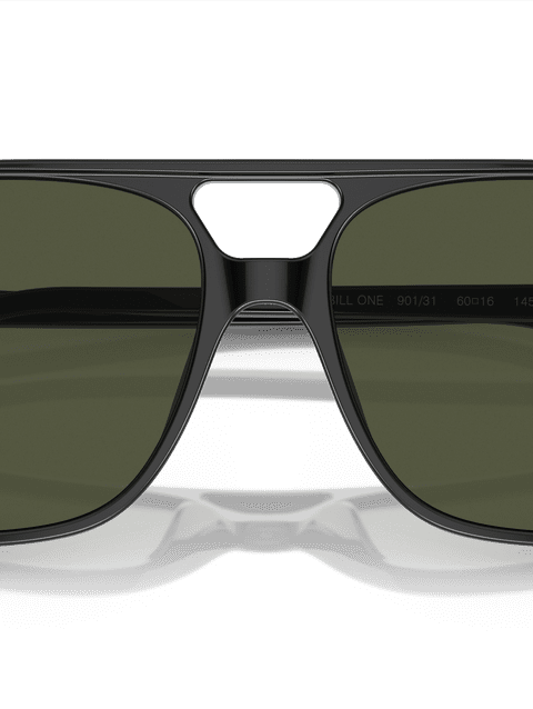 Ray-Ban Sunglasses Unisex Bill One - Black Frame Green Lenses 57-16