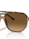 Ray-Ban Sunglasses Unisex Bill One - Havana On Transparent Brown Frame Brown Lenses 57-16 Polarized