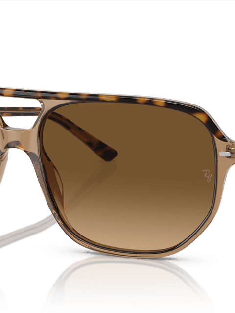 Ray-Ban Sunglasses Unisex Bill One - Havana On Transparent Brown Frame Brown Lenses 57-16 Polarized