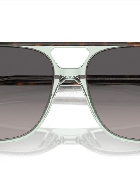 Ray-Ban Sunglasses Unisex Bill One - Havana On Transparent Green Frame Grey Lenses 57-16 Polarized