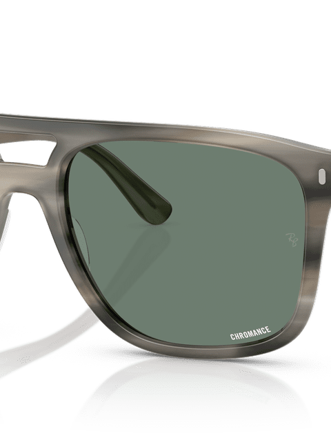 Ray-Ban Sunglasses Unisex Rb2213ch Chromance - Havana Grey Frame Grey Lenses 55-20 Polarized