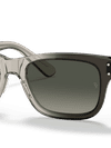 Ray-Ban Sunglasses Unisex Burbank - Transparent Grey Frame Grey Lenses 55-20