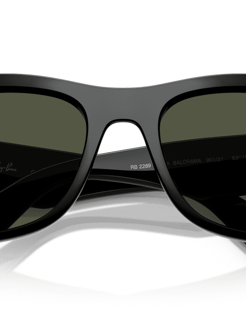 Ray-Ban Sunglasses Unisex Mega Balorama - Black Frame Green Lenses 60-19