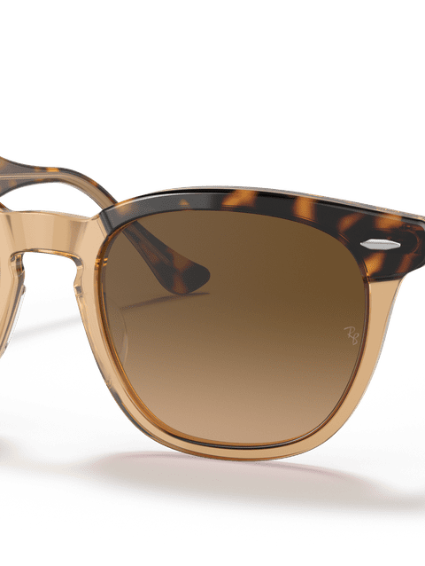 Ray-Ban Sunglasses Unisex Hawkeye - Havana On Brown Frame Brown Lenses 54-21 Polarized