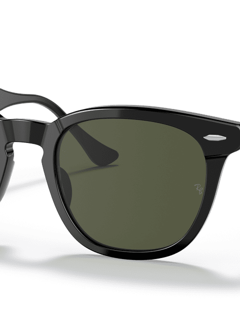 Ray-Ban Sunglasses Unisex Hawkeye - Black Frame Green Lenses 52-21