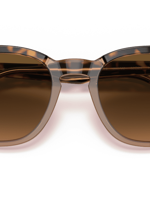 Ray-Ban Sunglasses Unisex Hawkeye - Havana On Transparent Brown Frame Brown Lenses 50-21 Polarized