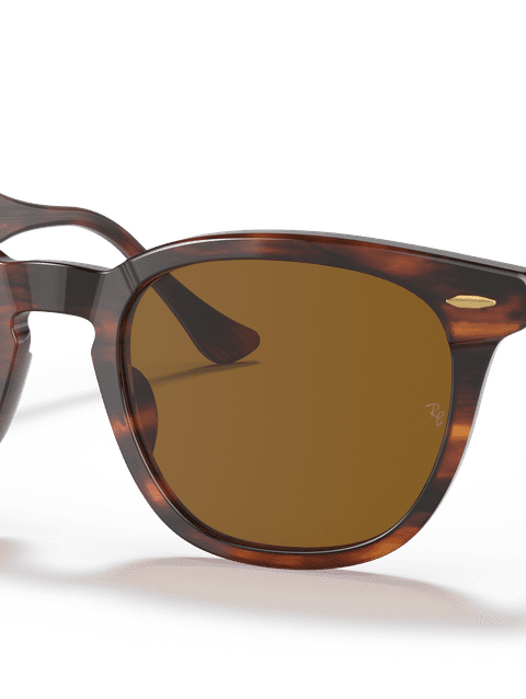 Ray-Ban Sunglasses Unisex Hawkeye - Havana Frame Brown Lenses 50-21