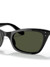 Ray-Ban Sunglasses Woman Lady Burbank - Black Frame Green Lenses 52-20