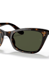 Ray-Ban Sunglasses Woman Lady Burbank - Havana Frame Green Lenses 52-20