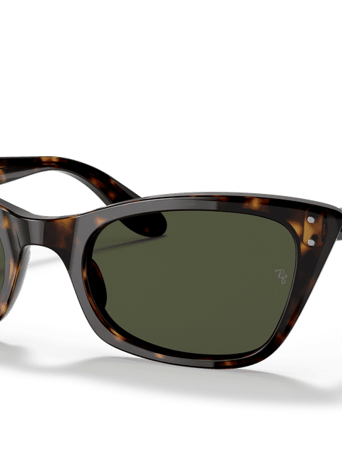 Ray-Ban Sunglasses Woman Lady Burbank - Havana Frame Green Lenses 52-20